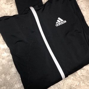 Black ADIDAS zip up